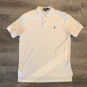 Polo by Ralph Lauren short sleeve polo. White, Sz. M